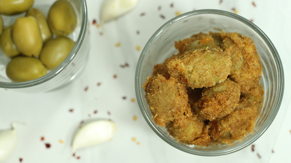 Vegan Stuffed Olives